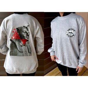 The Normal Brand Gray Crew Neck Sweater